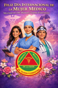 El Movimiento Médico Dr. Manuel Tejada Florentino felicita con profundo respeto y admiración a todas las mujeres médicas en su Día Internacional. Reconocemos en cada una de ustedes la vocación, la entrega, la sensibilidad y la fortaleza que engrandecen nuestra profesión. Su liderazgo en los espacios asistenciales, académicos y gremiales fortalece el presente y construye el futuro de la medicina. Gracias por ejercer con excelencia, ética y compromiso social. Gracias por abrir caminos y por inspirar a nuevas generaciones. Hoy celebramos su labor y reafirmamos nuestro respaldo a una medicina más equitativa, humana y justa. ¡Feliz Día Internacional de la Mujer Médico! Movimiento Médico Dr. Manuel Tejada Florentino